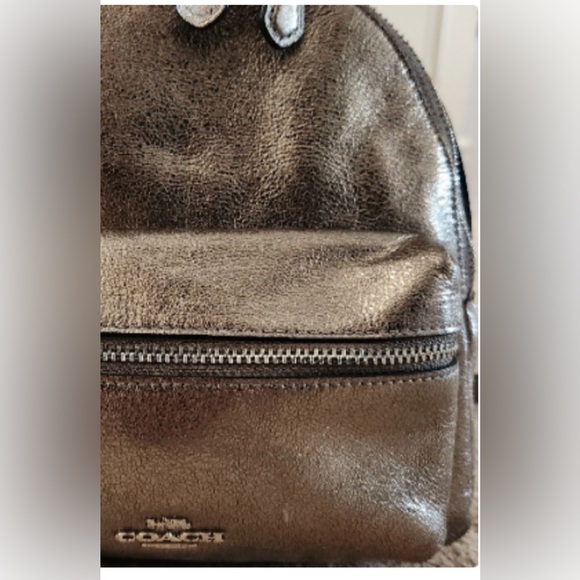 Coach Handbags - COACH MINI CHARLIE BACKPACK GUNMETTAL